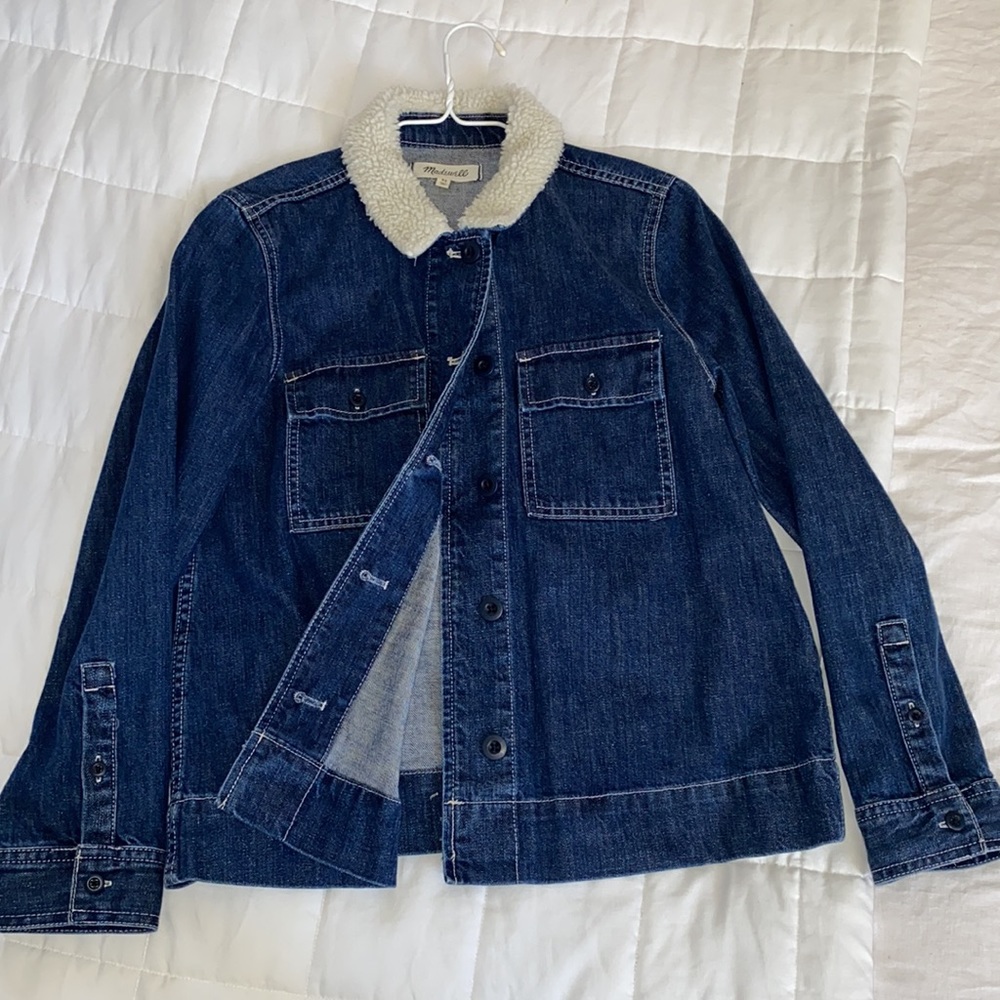 Madewell Northward Sherpa Jean Jacket